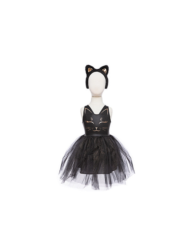 Vestido de gata con diadema TALLA 5-6 GREAT PRETENDERS