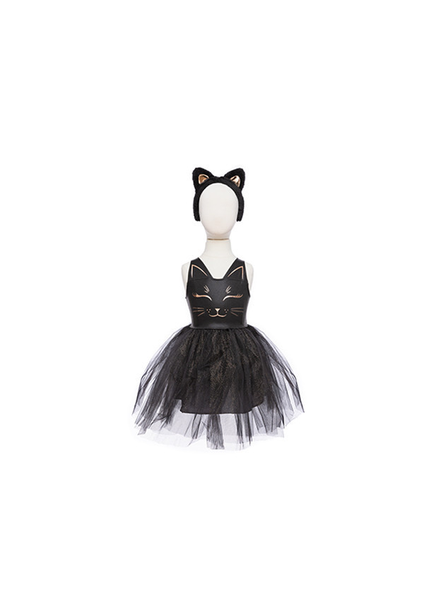 Vestido de gata con diadema TALLA 5-6 GREAT PRETENDERS