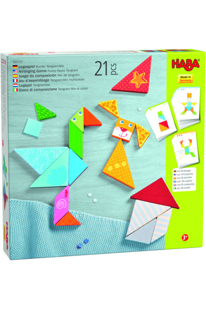 Juego de Composición Mix de Tangram HABA Juego de Composición Mix de Tangram HABA