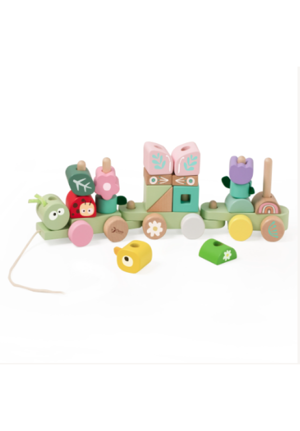 Arrastre con bloques Jungla CLASSIC WORLD