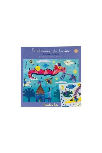 Calcomanías Comètes Filantes MOULIN ROTY 