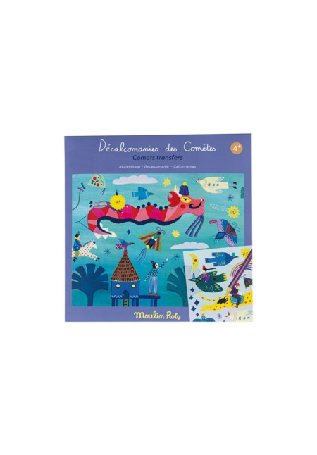 Calcomanías Comètes Filantes MOULIN ROTY 