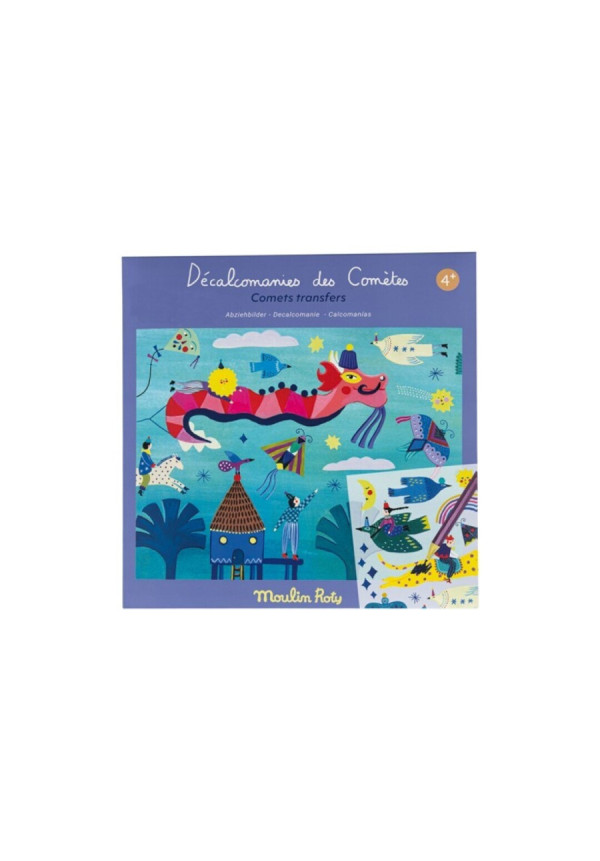 Calcomanías Comètes Filantes MOULIN ROTY 