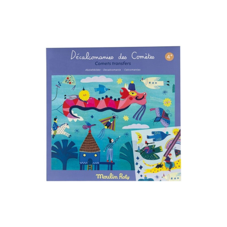 Calcomanías Comètes Filantes MOULIN ROTY 