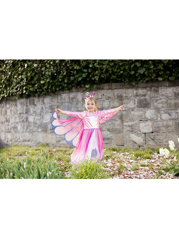 Vestido mariposa con alas, TALLA 5-6 GREAT PRETENDERS