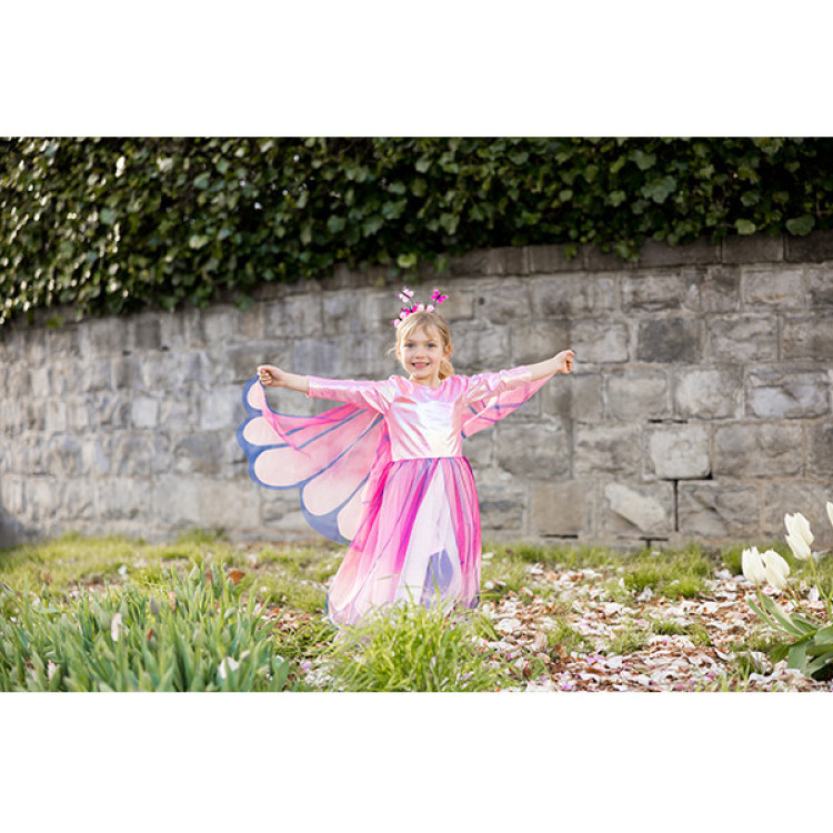 Vestido mariposa con alas, TALLA 5-6 GREAT PRETENDERS