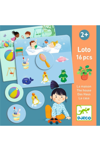 Educativos Loto La casa DJECO