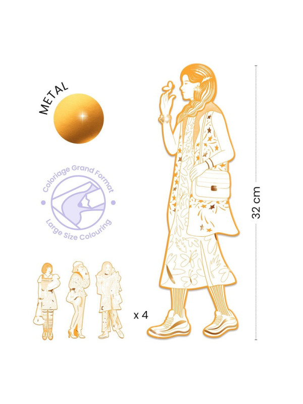 Figuras para colorear Scout & sus amigas  DJECO