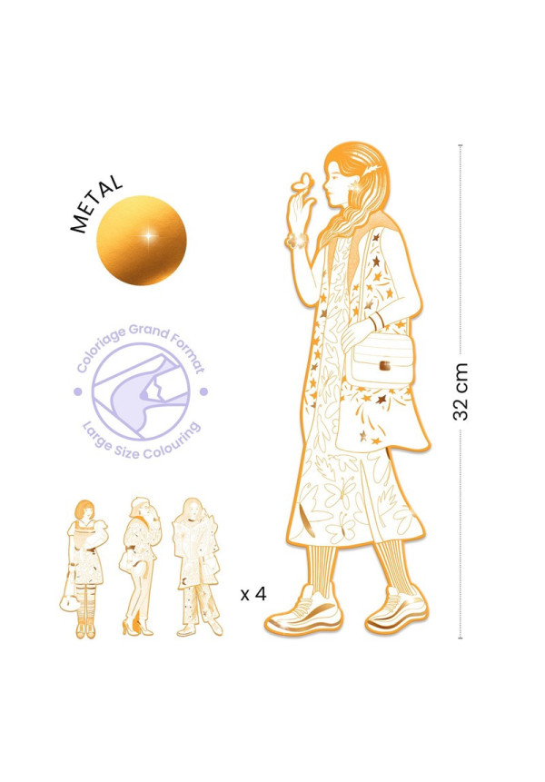 Figuras para colorear Scout & sus amigas  DJECO