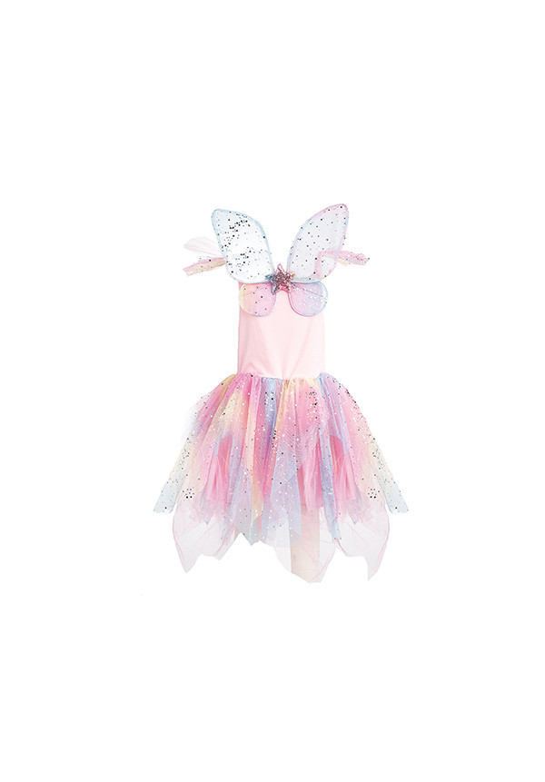 Vestido de mariposa arcoiris TALLA 5-6 años GREAT PRETENDERS