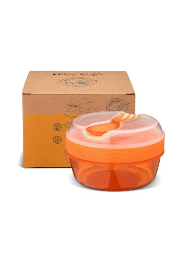 Caja Almuerzo con Tapa Refrigerante N'ice Cup Naranja Carl Oscar