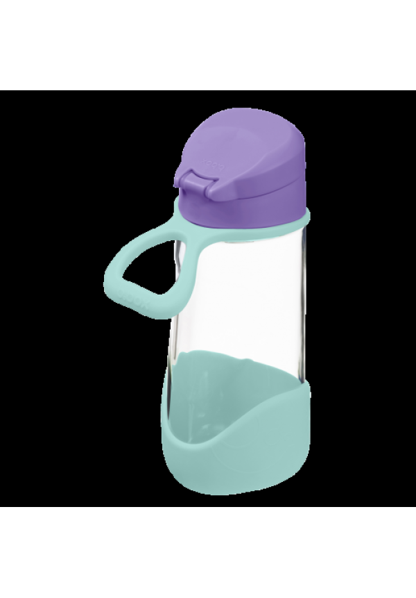 Botella tritán con pajita 450ml B.Box - Lilac Pop