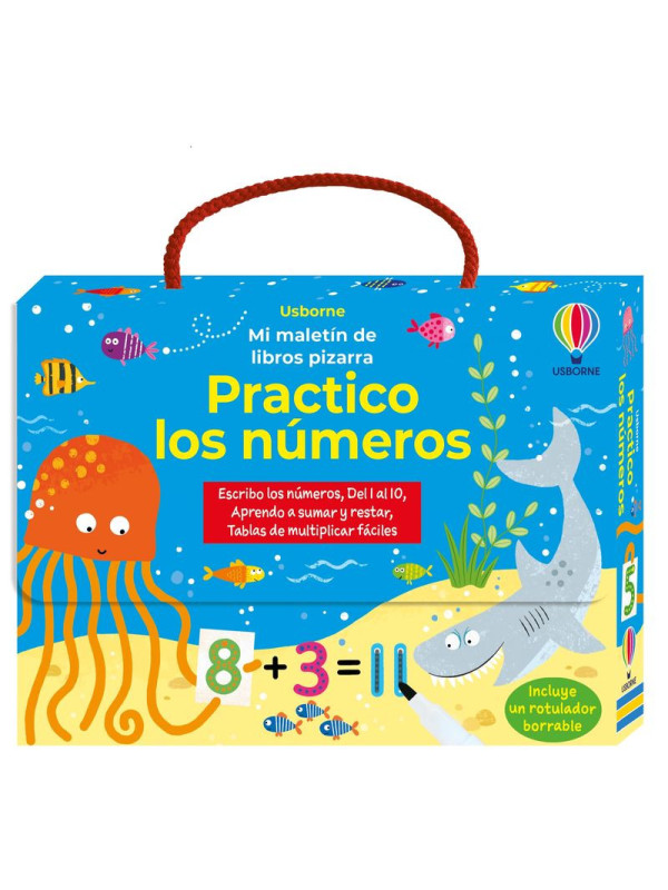LIBRO: Practico Los Numeros - Mi Maletin De Libros Pizarra