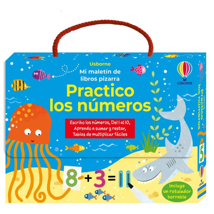 LIBRO: Practico Los Numeros - Mi Maletin De Libros Pizarra