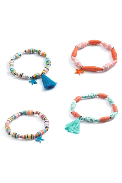 DIY Pulseras Pop y coloridas DJECO
