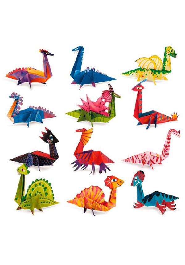 Easy Origami - Dinosauios LUDATTICA