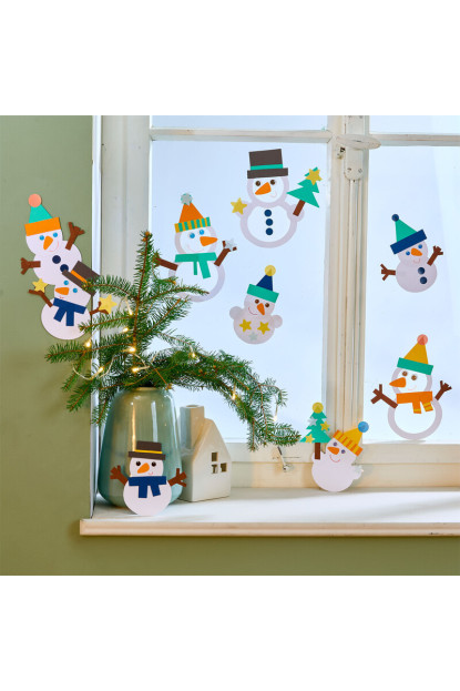 Set Creativo - Imágenes para Ventanas Muñeco de Nieve HABA Set Creativo - Imágenes para Ventanas Muñeco de Nieve HABA