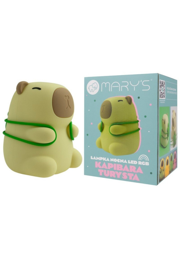 Mary`s lámpara de noche LED RGB Capybara turista