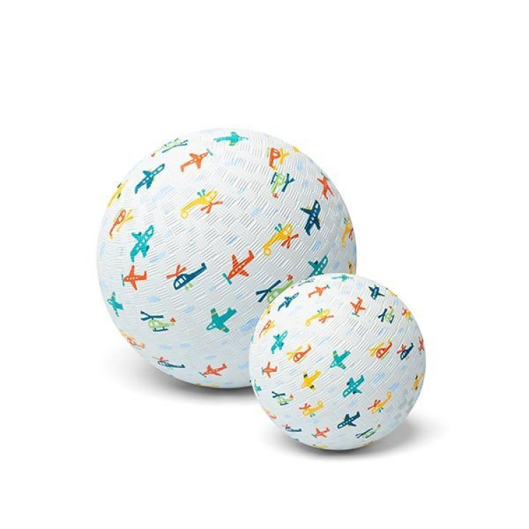 PELOTA DE CAUCHO AVIONES 18 CM LITTLE L 