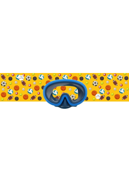 Máscaras junior azul oscuro con turbante Deportes