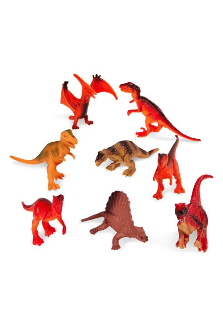 Terra Tubo de 8 dinosaurios 7-11 cm