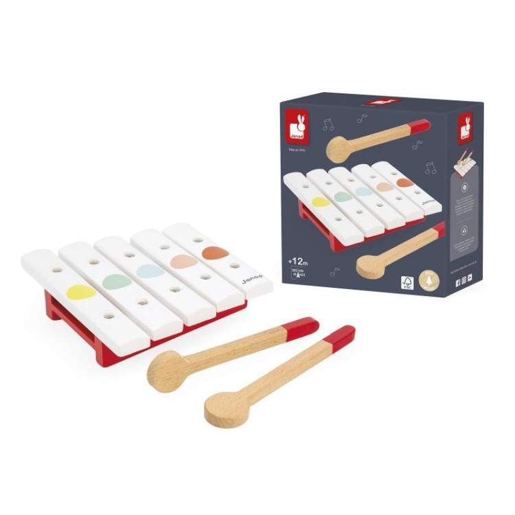  MINI XILOFONO DE MADERA JANOD