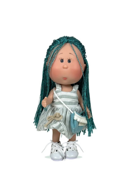 MUÑECA LITTLE MIA BLUE BRAID