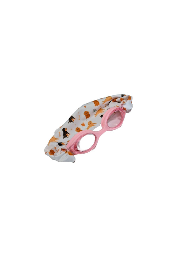 Gafas infantiles rosas con turbante Perritos