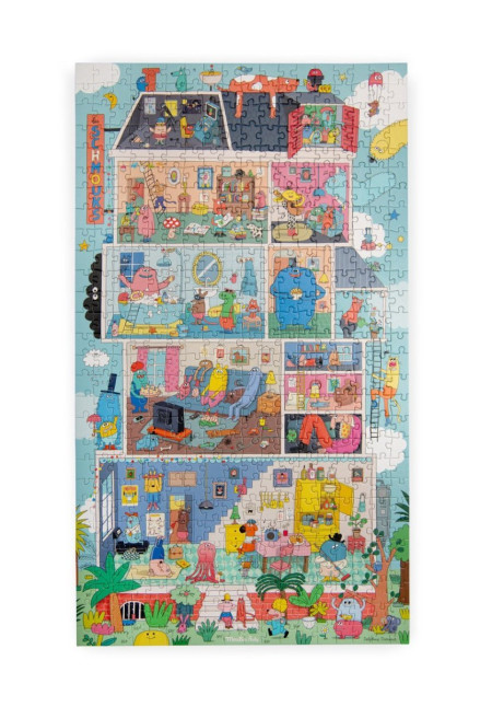 Puzzle En casa Schmouks (500 piezas) MOULIN ROTY