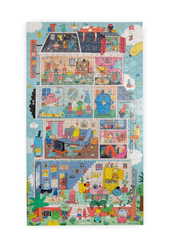 Puzzle En casa Schmouks (500 piezas) MOULIN ROTY