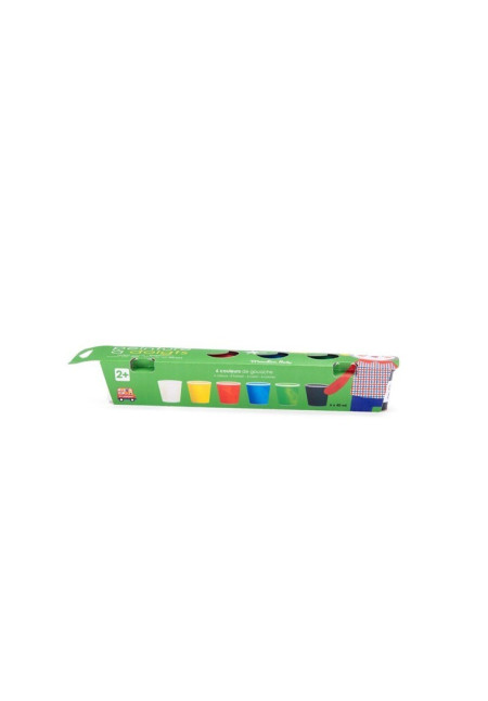 6 botes pintura de dedos Popipop MOULIN ROTY