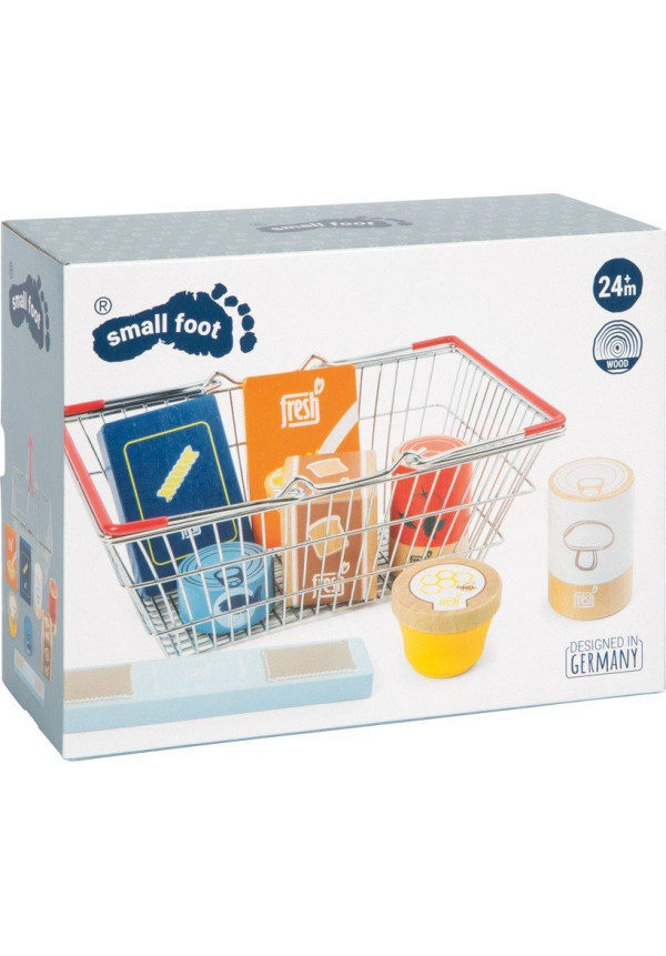  Set de cesta de la compra con alimentos Fresh SMALL FOOT