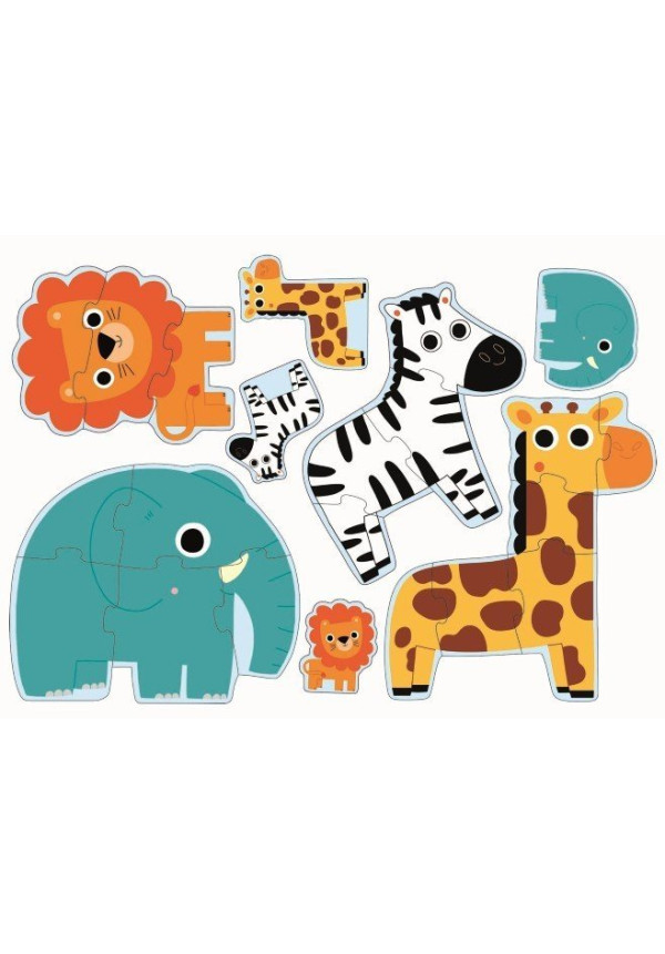 PUZZLE Evolutivo En la Jungla DJECO