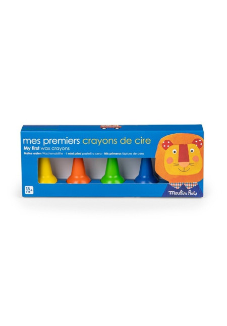 5 lápices de cera Popipop MOULIN ROTY 