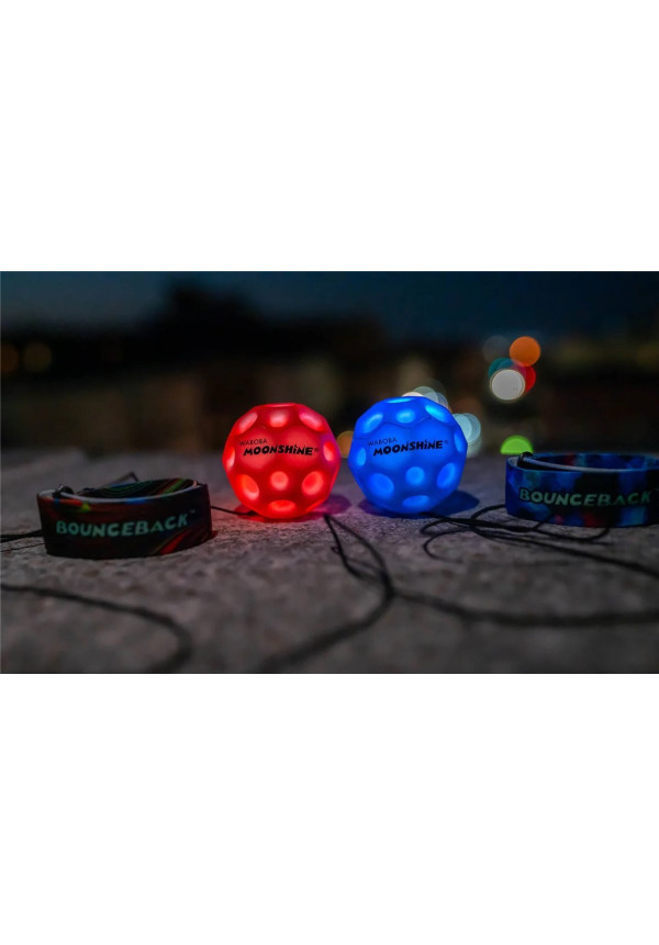 Waboba Pelota con cuerda elástica para muñeca LED 