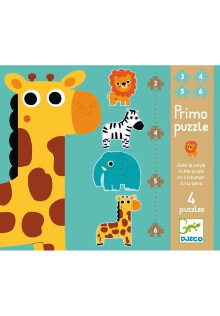 PUZZLE Evolutivo En la Jungla DJECO