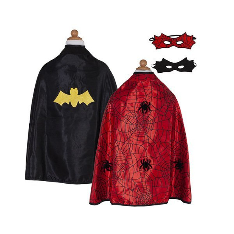 CAPA REVERSIBLE BATMAN/SPIDERMAN TALLA 4-6 GREATPRETENDERS