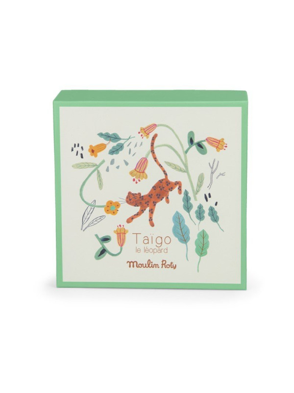 Doudou leopardo Taïgo Forêt  Mawa MOULIN ROTY