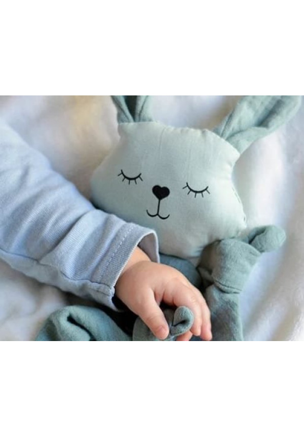 Peluche para dormir de algodón orgánico: Conejo A PUNT
