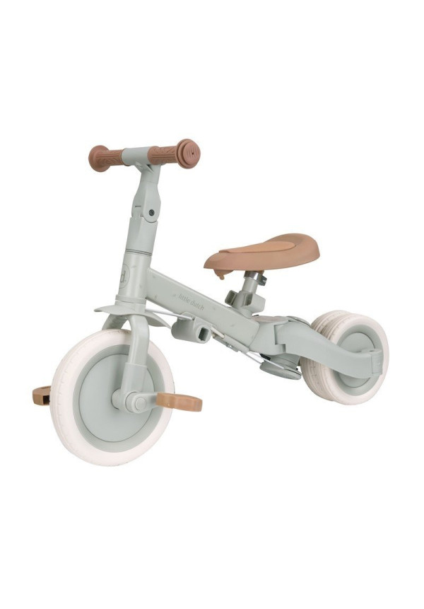TRICICLO CON BARRA VERDE LITTLE DUTCH