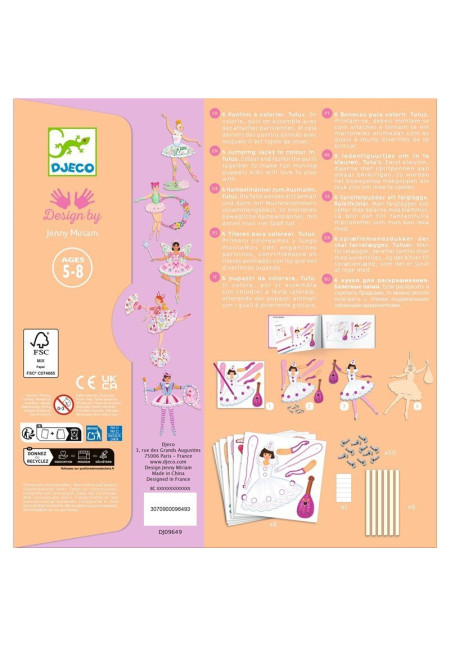 Colorea sorpresas Tutus DJECO