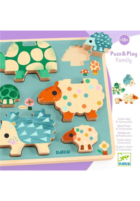 Encajable Puzz & Play Family DJECO