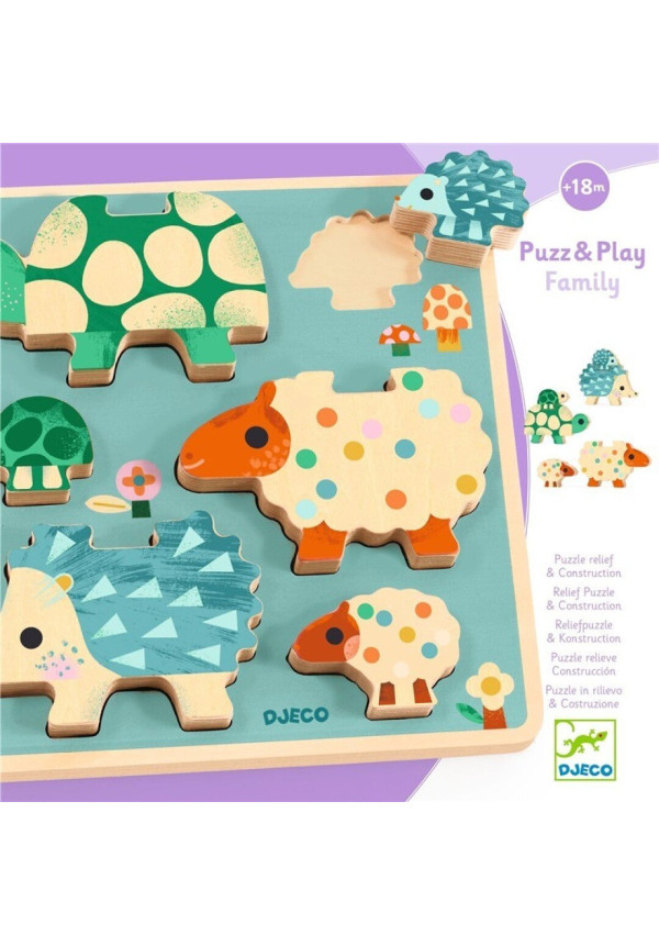 Encajable Puzz & Play Family DJECO