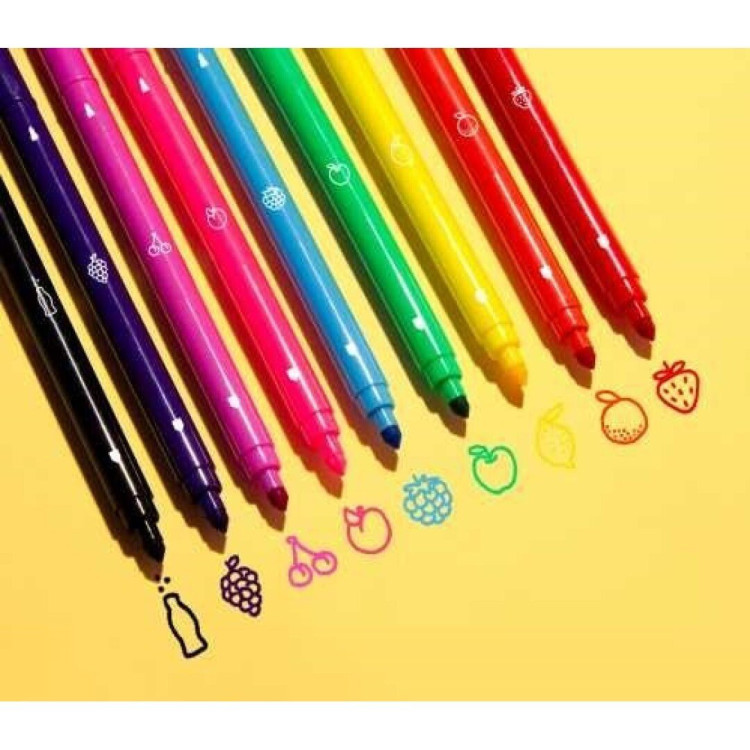 ROTULADORES OMY CON AROMAS 9 unid OMY