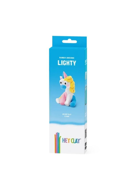 Plastilina interactiva Unicornio Lighty  HEY CLAY