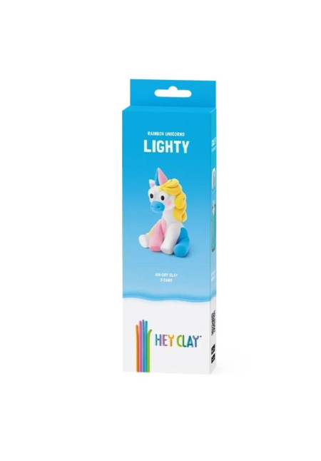 Plastilina interactiva Unicornio Lighty  HEY CLAY
