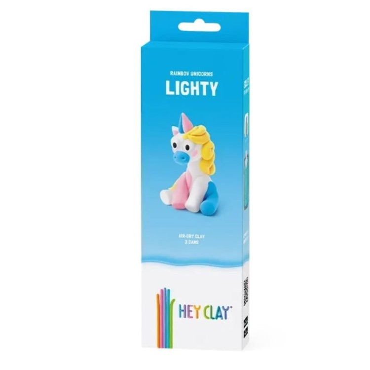 Plastilina interactiva Unicornio Lighty  HEY CLAY