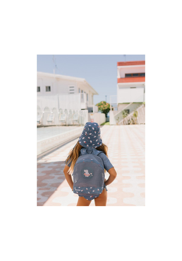 Mochila Infantil Antiarena Hippos Monnëka