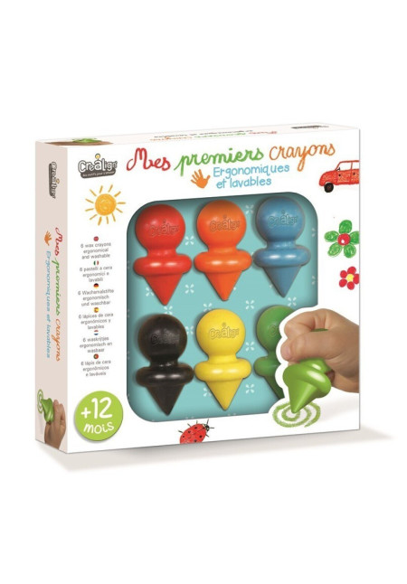 Mis primeros 6 lápices de cera