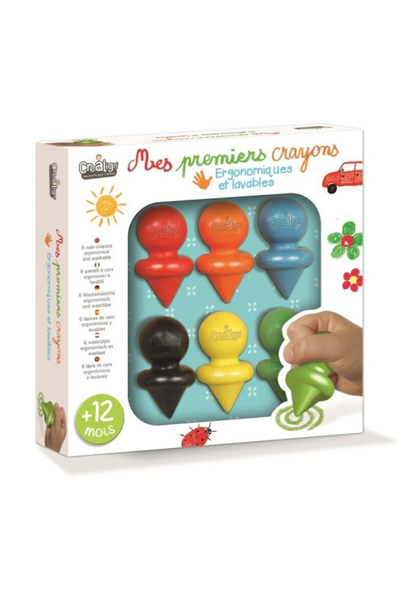 Mis primeros 6 lápices de cera